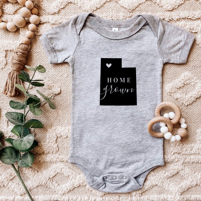 Body Para Bebé Utah Home Grown State Tee (Subido por el creador)