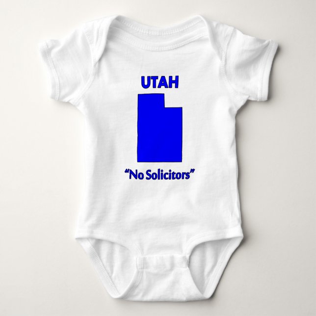 Body Para Bebé Utah - No Solicitudes (Anverso)