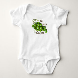 Body Para Bebé Uvas traje de bebé de una pieza