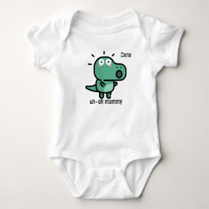 Body Para Bebé "uy-oh mamá" Personalizado