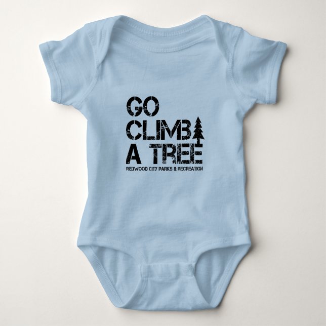 Body Para Bebé Va la subida un árbol (Anverso)