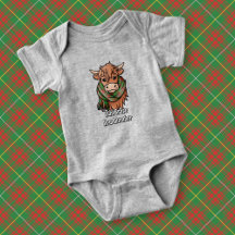 Vaca Highland con Bruce Hunting Tartan Scarf