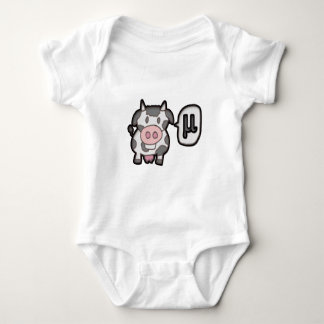 Body Para Bebé Vaca MU - Cow MU