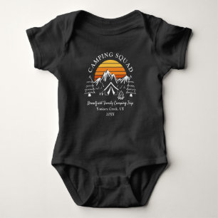 Body Para Bebé Vacaciones de Camping Familiar Personalizadas para