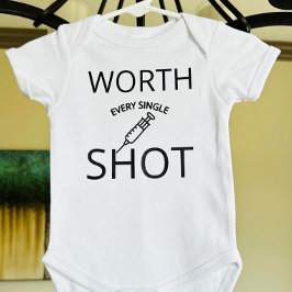 Body Para Bebé Vale cada disparo