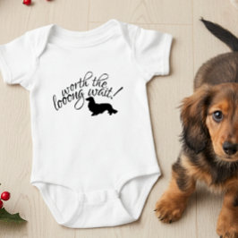 Body Para Bebé Vale la pena el regalo recién nacido de Dachshund