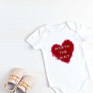 Body Para Bebé Vale la pena el traje de espera