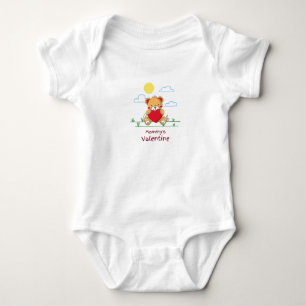 Body Para Bebé Valentine de mamá