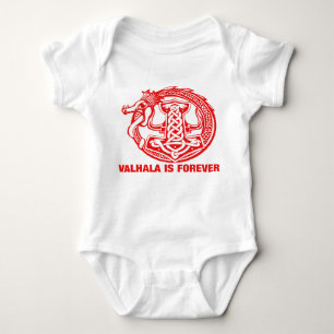 Body Para Bebé Valhalla es para siempre - orgullo de Viking