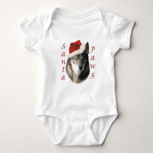 Body Para Bebé Vallhund Santa Paws de Suecia