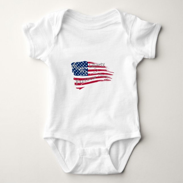Body Para Bebé Valores de Estados Unidos (Anverso)