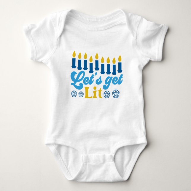 Body Para Bebé ¡Vamos a encender! Baby Bodysuit (Anverso)
