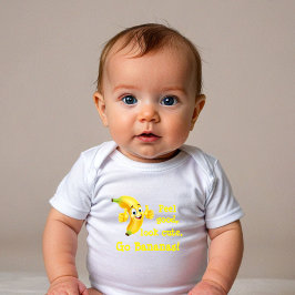 Body Para Bebé ¡Vamos Bananas! Baby Bodysuit