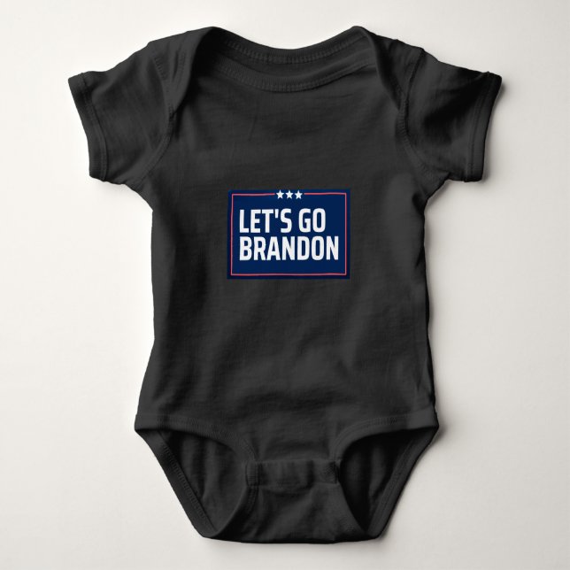 Body Para Bebé Vamos Brandon (Anverso)
