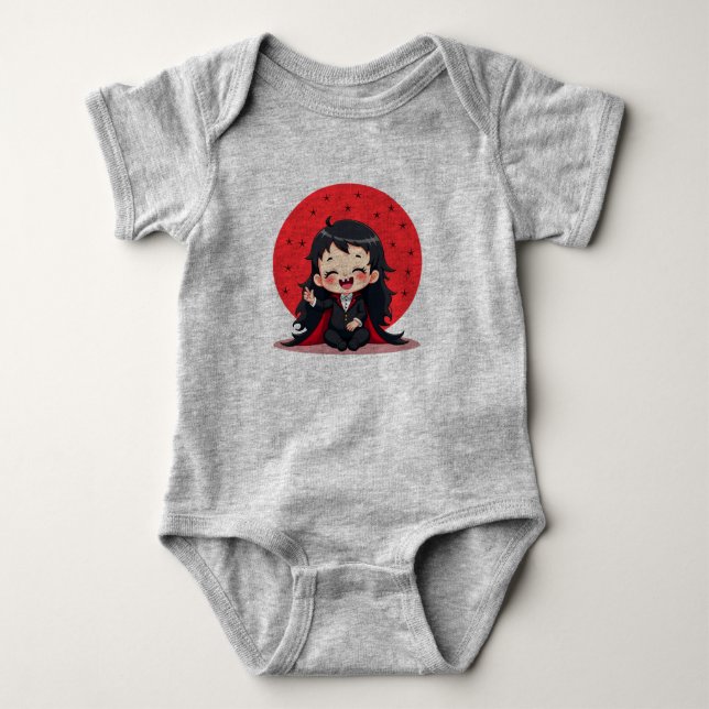 Body Para Bebé Vampiresa Bebé (Anverso)