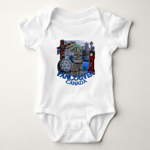 Body Para Bebé Vancouver Souvenir Baby One Piece / Jumper