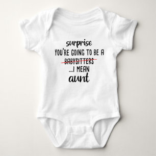 Body Para Bebé vas a ser una niñera, quiero decir tía Funny