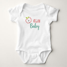 Body Para Bebé Vegan Baby Cute Apple