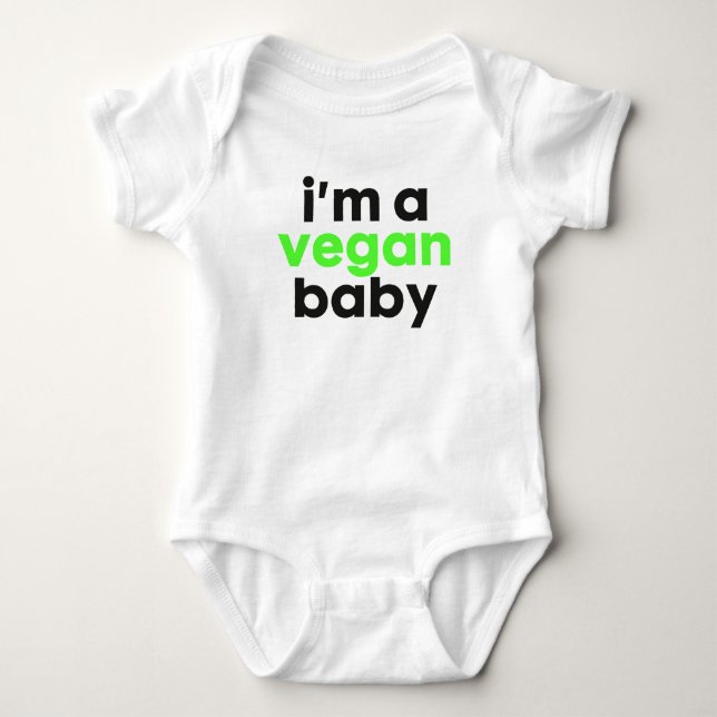 Body Para Bebé Vegan Baby Romper Playsuit (Anverso)