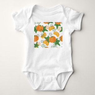 Body Para Bebé Vegetable de calabaza acuática: Naranja sin soldad