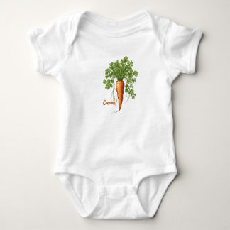 Body Para Bebé Vegetales 19 zanahorias, verduras, alimentos, jard