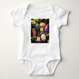 Body Para Bebé Veggie Friends Adventure Baby Bodysuit.