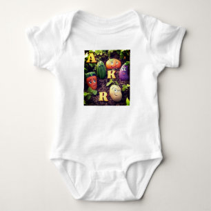 Body Para Bebé Veggie Friends Adventure Baby Bodysuit.