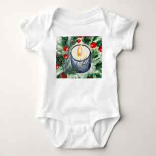 Body Para Bebé Vela navidad