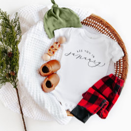 Body Para Bebé Ver En Enero Invitación De Embarazo