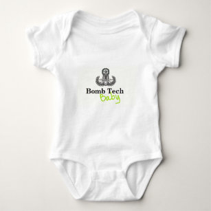 Body Para Bebé verde del bebé de la tecnología de la bomba