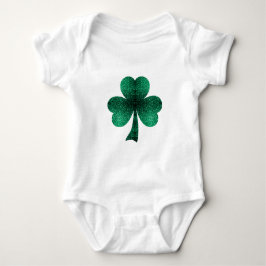 Body Para Bebé Verde Esmeralda Esparkolas Shamrock Clover St Pat 