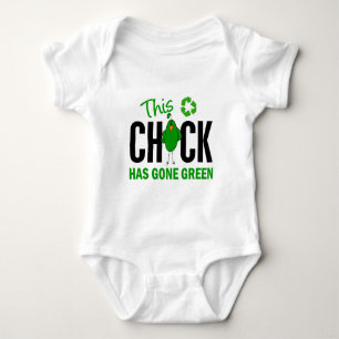 Body Para Bebé Verde ido polluelo 2