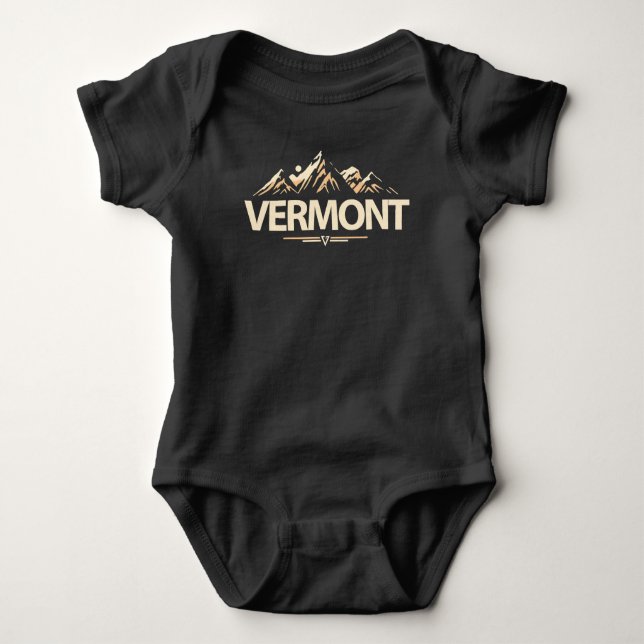 Body Para Bebé Vermont United States of America (Anverso)
