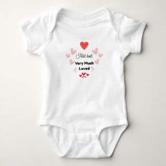 Body Para Bebé Very Much Loved - Cute Smiling Heart Affirmation