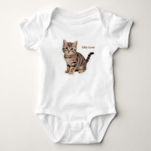 Body Para Bebé vestido de bebé amante de gatitos