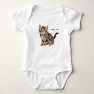 Body Para Bebé vestido de bebé amante de gatitos