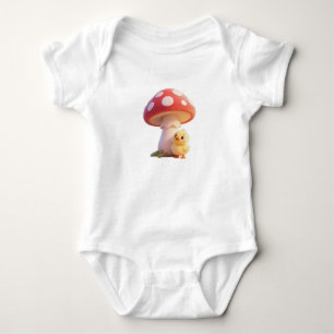 Body Para Bebé Vestido de Bebé Patito del Bosque