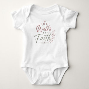 Body Para Bebé Vestido de camiseta  Viste a tu pequeño con fe con