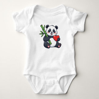 Body Para Bebé Vestido de Niños con Panda Adorable y Bambú – Anim