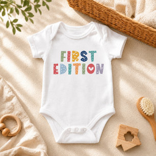 Body Para Bebé Vestido divertido de primera edición para el prime
