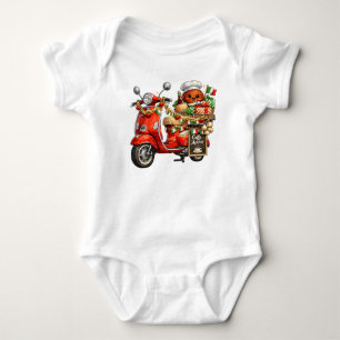Body Para Bebé Vestido italiano de Vespa Cute Little Meatball
