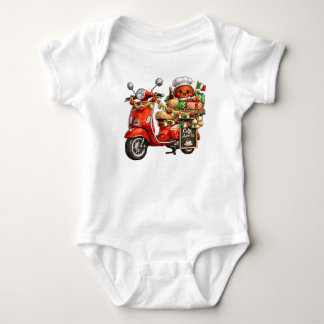 Body Para Bebé Vestido italiano de Vespa Cute Little Meatball