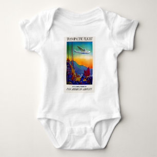 Body Para Bebé Viajes transpacíficos vintage