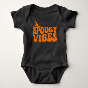 Body Para Bebé Vibes espeluznantes agudas, Halloween