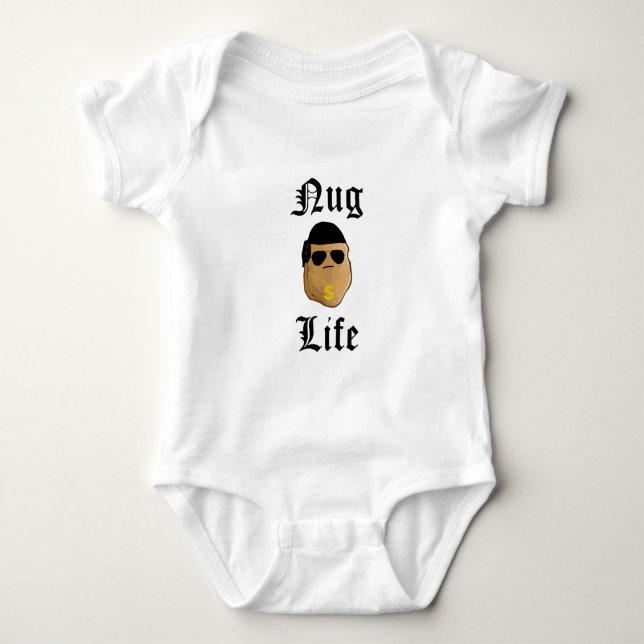 Body Para Bebé Vida de Nug (Anverso)
