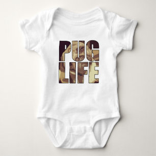 Body Para Bebé Vida de Pug