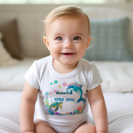 Body Para Bebé Vida salvaje en el mar