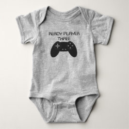 Body Para Bebé Videojugador LISTO del JUGADOR TRES