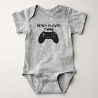 Body Para Bebé Videojugador LISTO del JUGADOR TRES