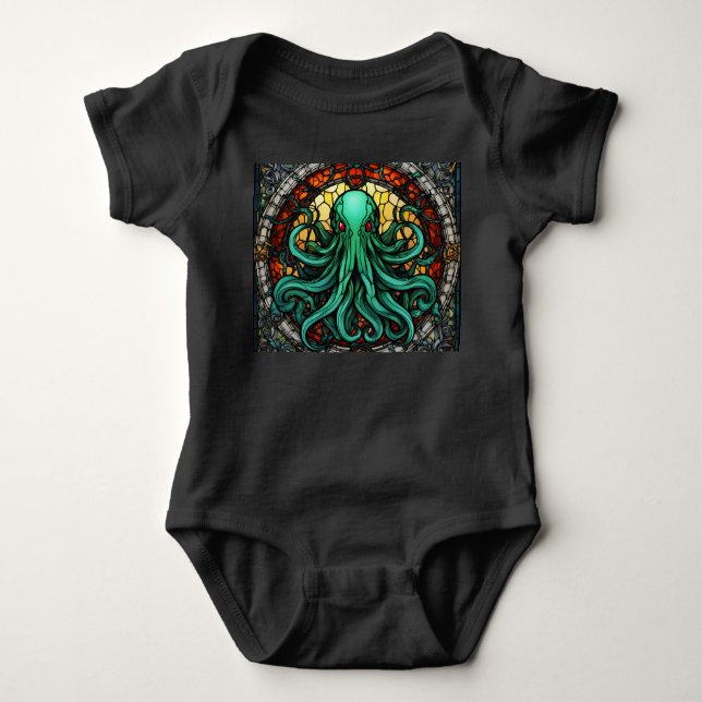 Body Para Bebé Vidrio Cthulhu Seted (Anverso)